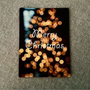 Merry Christmas Lights Magnet